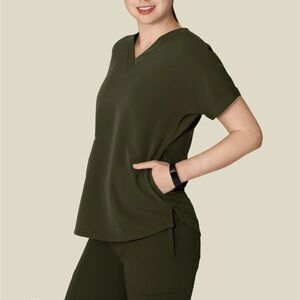 Mandala Size S Oversize Scrub Top